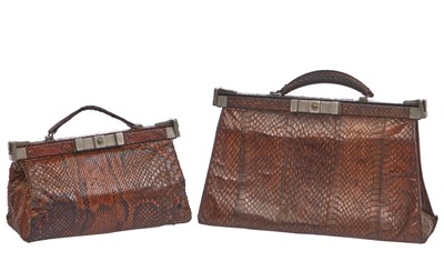 Lot 333 - A group of day bags and accessories, 1920s-1940s