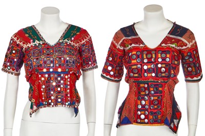 Lot 446 - A group of mostly central and southern Asian clothing, mainly 20th-century