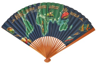 Lot 392 - A group of advertising and printed fans, mainly 1920s
