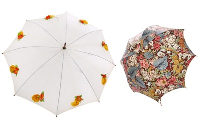 Lot 418 - A group of parasols, mainly Edwardian