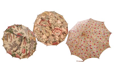 Lot 377 - A group of parasols, mainly 1920s-30s