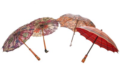 Lot 377 - A group of parasols, mainly 1920s-30s