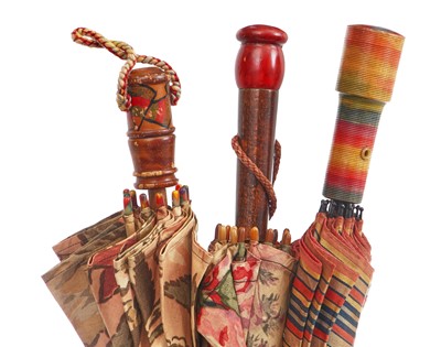 Lot 377 - A group of parasols, mainly 1920s-30s