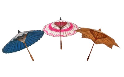 Lot 377 - A group of parasols, mainly 1920s-30s