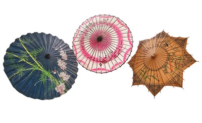 Lot 377 - A group of parasols, mainly 1920s-30s