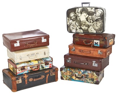 Lot 346 - A group of luggage, 1930s-60s