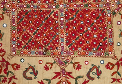 Lot 443 - A group of mainly Indian textiles, 20th century