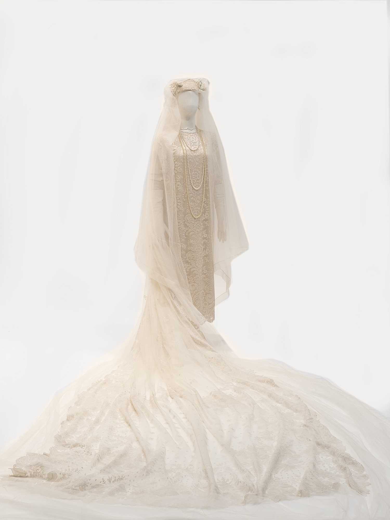Lot 103 - Wedding dress or period costume designed by John Bright, BAFTA & Academy award winning costume designer, to be made and fitted at his costume house Cosprop, London