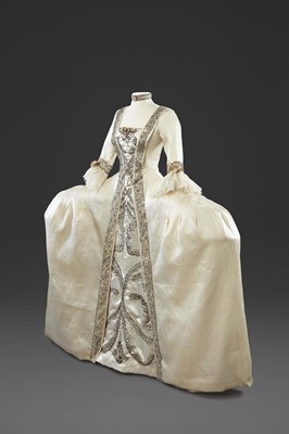 Lot 103 - Wedding dress or period costume designed by John Bright, BAFTA & Academy award winning costume designer, to be made and fitted at his costume house Cosprop, London