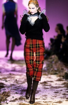 Lot 123 - Rare and important Alexander McQueen 'Highland Rape' showpieces, Autumn-Winter 1995-1996