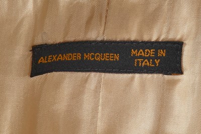 Lot 115 - An Alexander McQueen ivory pinstripe wool suit, 'Eye' collection, Spring-Summer 2000