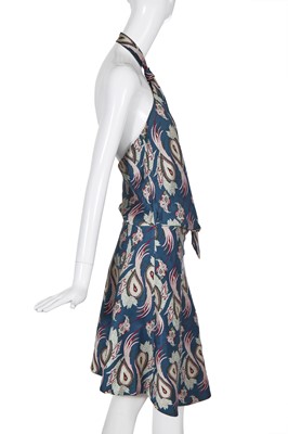 Lot 113 - An Alexander McQueen paisley print halterneck dress, 'Voss' commercial collection, Spring-Summer 2001