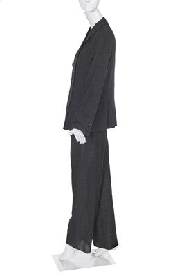 Lot 110 - An Alexander McQueen black and white spotted suit,  'Dance of the Twisted Bull', Spring-Summer 2002