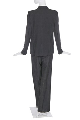 Lot 110 - An Alexander McQueen black and white spotted suit,  'Dance of the Twisted Bull', Spring-Summer 2002