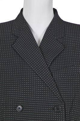 Lot 110 - An Alexander McQueen black and white spotted suit,  'Dance of the Twisted Bull', Spring-Summer 2002