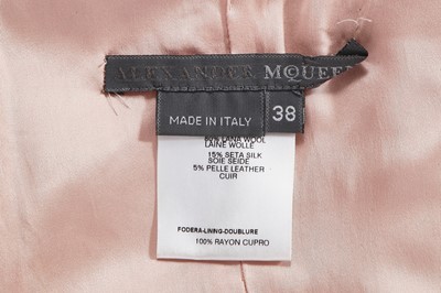 Lot 108 - An Alexander McQueen pink wool showpiece dress, 'Supercalifragilistic' collection, Autumn-Winter 2002-03