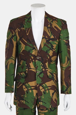 Lot 122 - A Richard James man's camouflage cotton suit, 1998