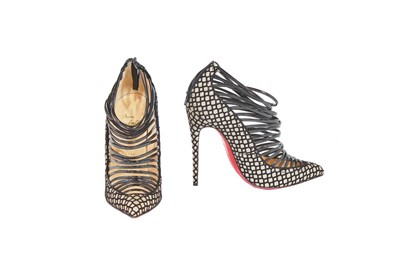 Lot 221 - Six pairs of Christian Louboutin heeled shoes,...