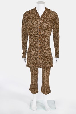 Lot 118 - A Vivienne Westwood men's leopard spot wool blend ensemble, Autumn-Winter 1997-98
