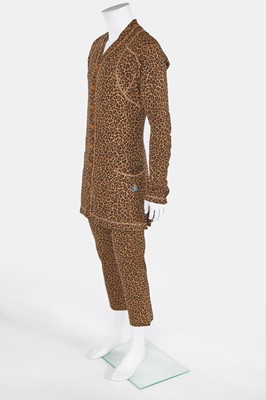 Lot 118 - A Vivienne Westwood men's leopard spot wool blend ensemble, Autumn-Winter 1997-98