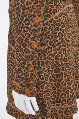 Lot 118 - A Vivienne Westwood men's leopard spot wool blend ensemble, Autumn-Winter 1997-98