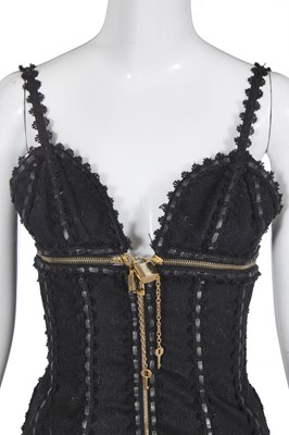 Lot 101 - An Alexander McQueen padlocked 'chastity' dress, pre-collection, Autumn-Winter 2003