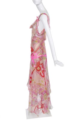 Lot 99 - An Alexander McQueen pink chiffon dress, 'Deliverance' collection, Spring-Summer 2004