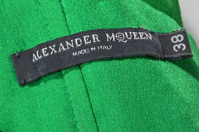 Lot 94 - An Alexander McQueen emerald green chiffon cocktail dress, 'The Man Who Knew Too Much', Autumn/Winter 2005-06