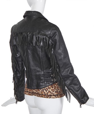 Lot 93 - An Alexander McQueen fringed leather jacket, 'The Man Who Knew Too Much', Autumn-Winter 2005-06