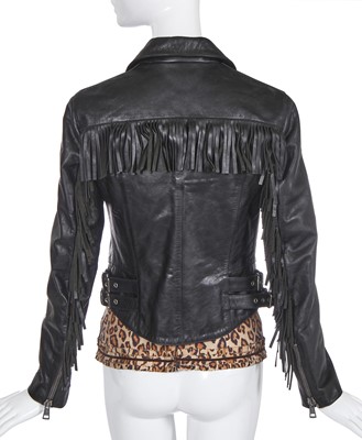 Lot 93 - An Alexander McQueen fringed leather jacket, 'The Man Who Knew Too Much', Autumn-Winter 2005-06