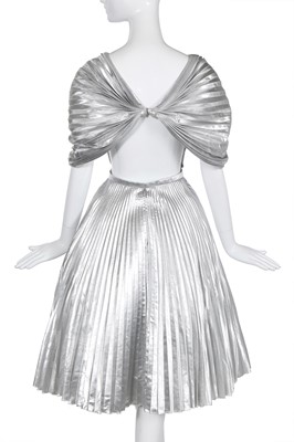 Lot 96 - An Alexander McQueen silver cocktail dress, 'The Man Who Knew Too Much', Autumn-Winter 2005-06