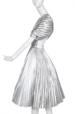 Lot 96 - An Alexander McQueen silver cocktail dress, 'The Man Who Knew Too Much', Autumn-Winter 2005-06