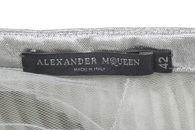 Lot 96 - An Alexander McQueen silver cocktail dress, 'The Man Who Knew Too Much', Autumn-Winter 2005-06