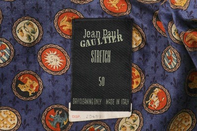 Lot 53 - A Jean Paul Gaultier man's black crêpe tuxedo body, 'Les Pensionnats' collection, Autumn-Winter 1988-89