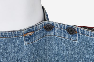Lot 94 - A rare Jean Paul Gaultier men's jeans ensemble, 'Tattoos/Raw and Refined' collection, Spring-Summer 1994