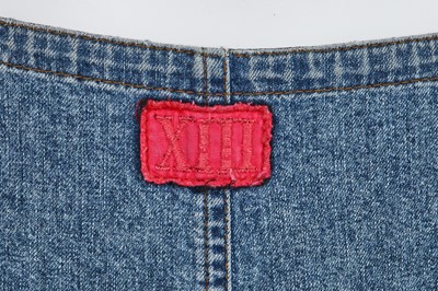 Lot 94 - A rare Jean Paul Gaultier men's jeans ensemble, 'Tattoos/Raw and Refined' collection, Spring-Summer 1994