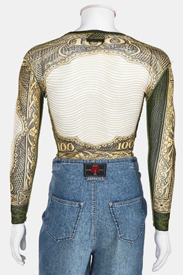 Lot 94 - A rare Jean Paul Gaultier men's jeans ensemble, 'Tattoos/Raw and Refined' collection, Spring-Summer 1994