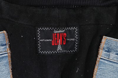 Lot 93 - A rare pair of Jean Paul Gaultier men's trousers, 'Tattoos/The Raw and Refined' collection, Spring-Summer 1994