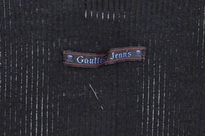 Lot 93 - A rare pair of Jean Paul Gaultier men's trousers, 'Tattoos/The Raw and Refined' collection, Spring-Summer 1994