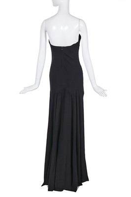 Lot 91 - An Alexander McQueen black crêpe gown, 'Neptune', commercial collection Spring-Summer 2006