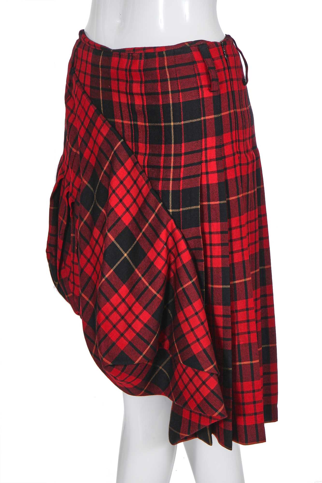 Lot 89 - An Alexander McQueen tartan skirt, 'Widows of Culloden' collection, Autumn-Winter 2006-07