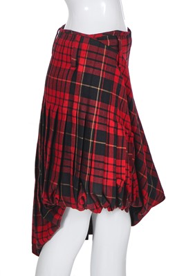Lot 89 - An Alexander McQueen tartan skirt, 'Widows of Culloden' collection, Autumn-Winter 2006-07