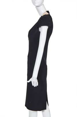 Lot 84 - An Alexander McQueen black crêpe dinner dress, Spring-Summer 2008 pre-collection