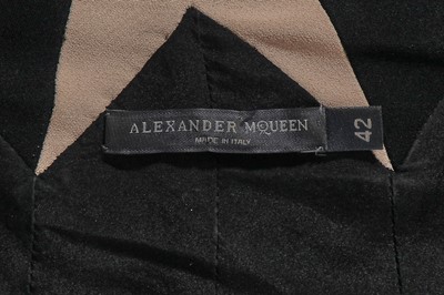 Lot 84 - An Alexander McQueen black crêpe dinner dress, Spring-Summer 2008 pre-collection