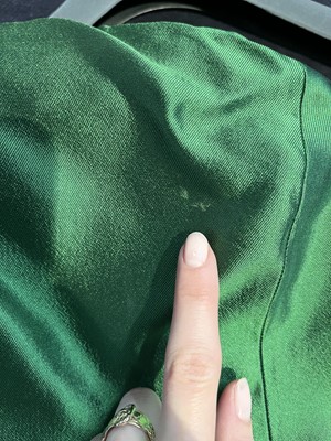Lot 86 - An Alexander McQueen emerald green dress, 'La Dame Bleue' commercial collection, Spring-Summer 2008