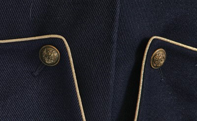 Lot 81 - An Alexander McQueen navy wool jacket, 'The Girl Who Lived in the Tree' commercial collection, Autumn-Winter 2008-09
