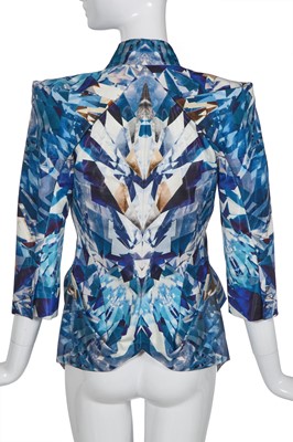 Lot 79 - An Alexander McQueen crystal print jacket, 'Natural Distinction, Un-Natural Selection', Spring-Summer 2009