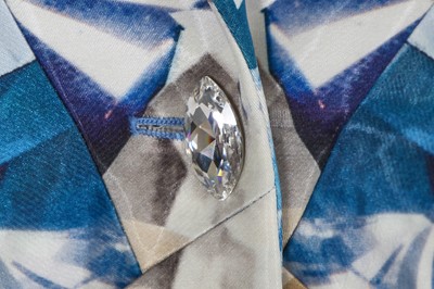 Lot 79 - An Alexander McQueen crystal print jacket, 'Natural Distinction, Un-Natural Selection', Spring-Summer 2009