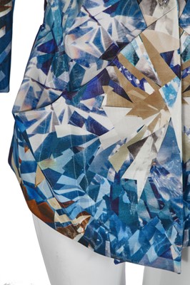 Lot 79 - An Alexander McQueen crystal print jacket, 'Natural Distinction, Un-Natural Selection', Spring-Summer 2009