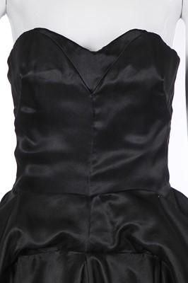 Lot 80 - An Alexander McQueen black zibeline mini dress, ''Natural Distinction, Un-Natural Selection', commercial collection, Spring-Summer 2009